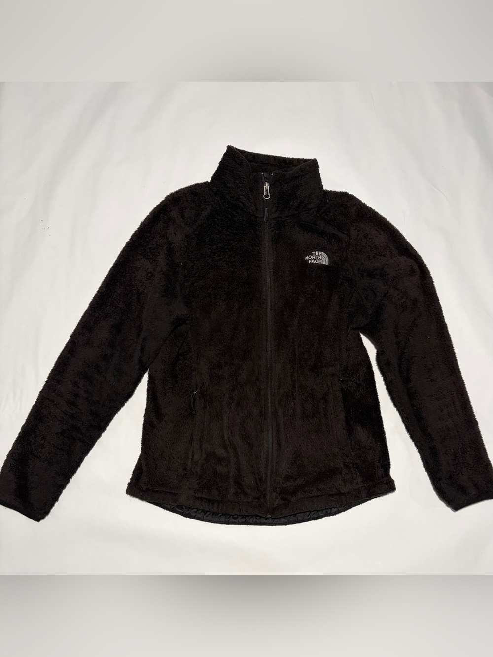 The North Face Black Plush Full-Zip Fleece Jacket